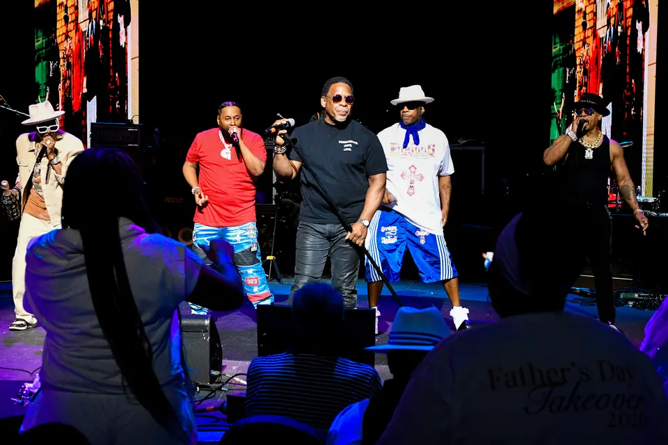 Sugarhill Gang and Furious Five perform together